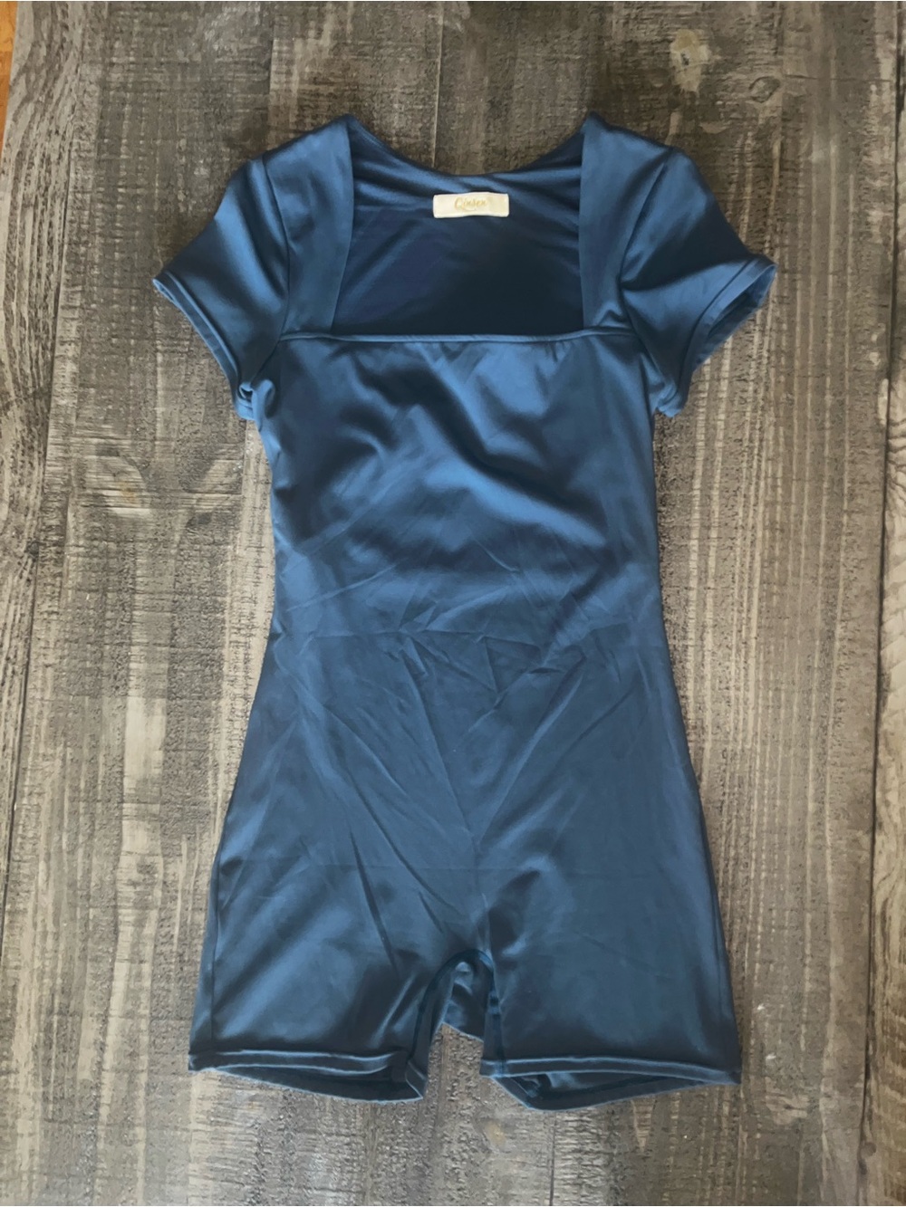 Blue Athletic Romper